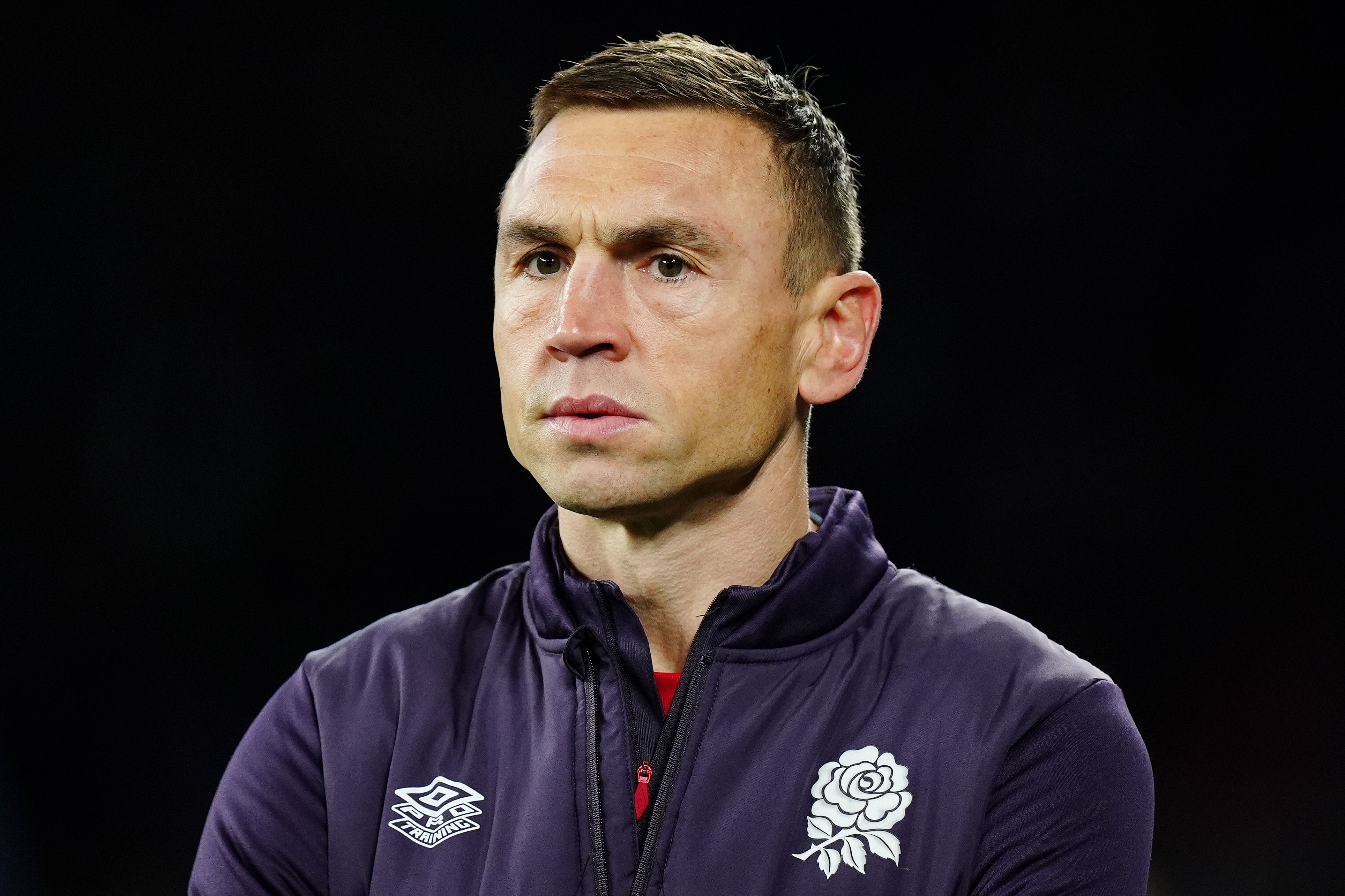 Kevin Sinfield continued to raise funds for the MND community in Glasgow on Wednesday (Mike Egerton/PA)