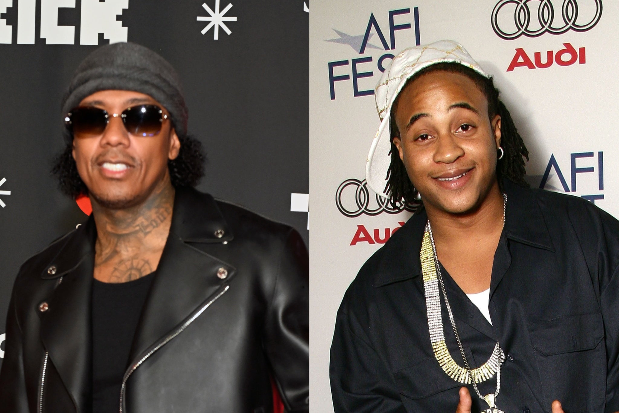 Orlando Brown (right) claimed Nick Cannon performed oral sex on him