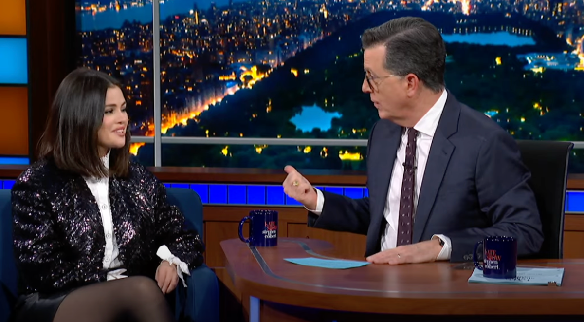 Selena Gomez blindsided by Stephen Colbert’s intense question about Benny Blanco