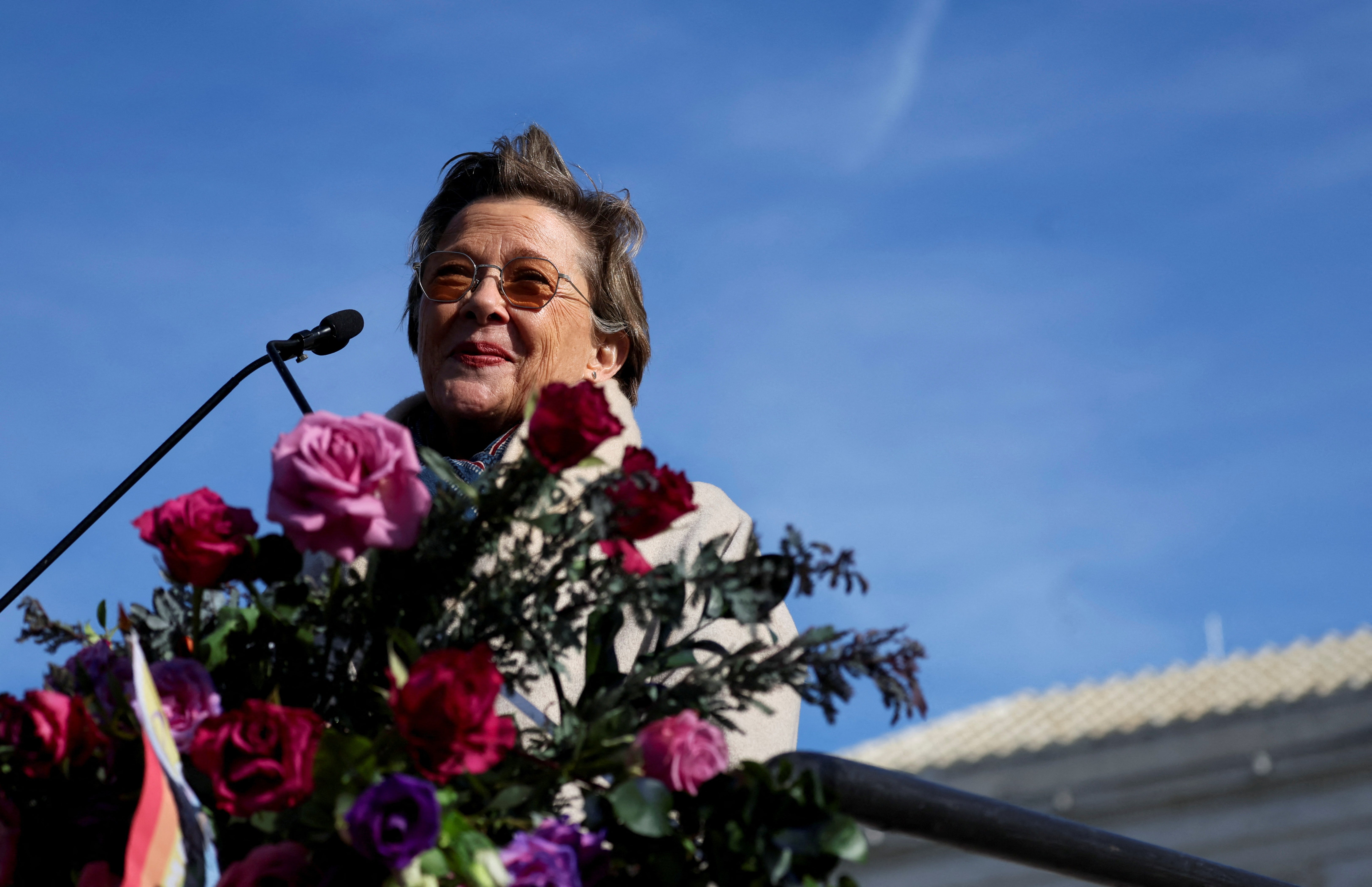 Annette Bening, whose son is trans, called on justices to speak to their children and grandchildren about trans and nonbinary young people in their lives