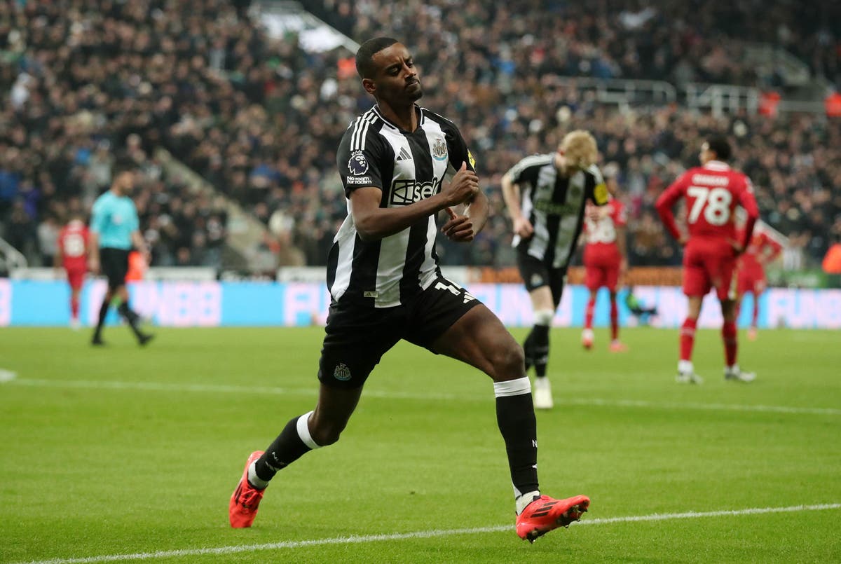 Newcastle vs Liverpool LIVE: Premier League latest score and updates as Isak smashes in long-range goal