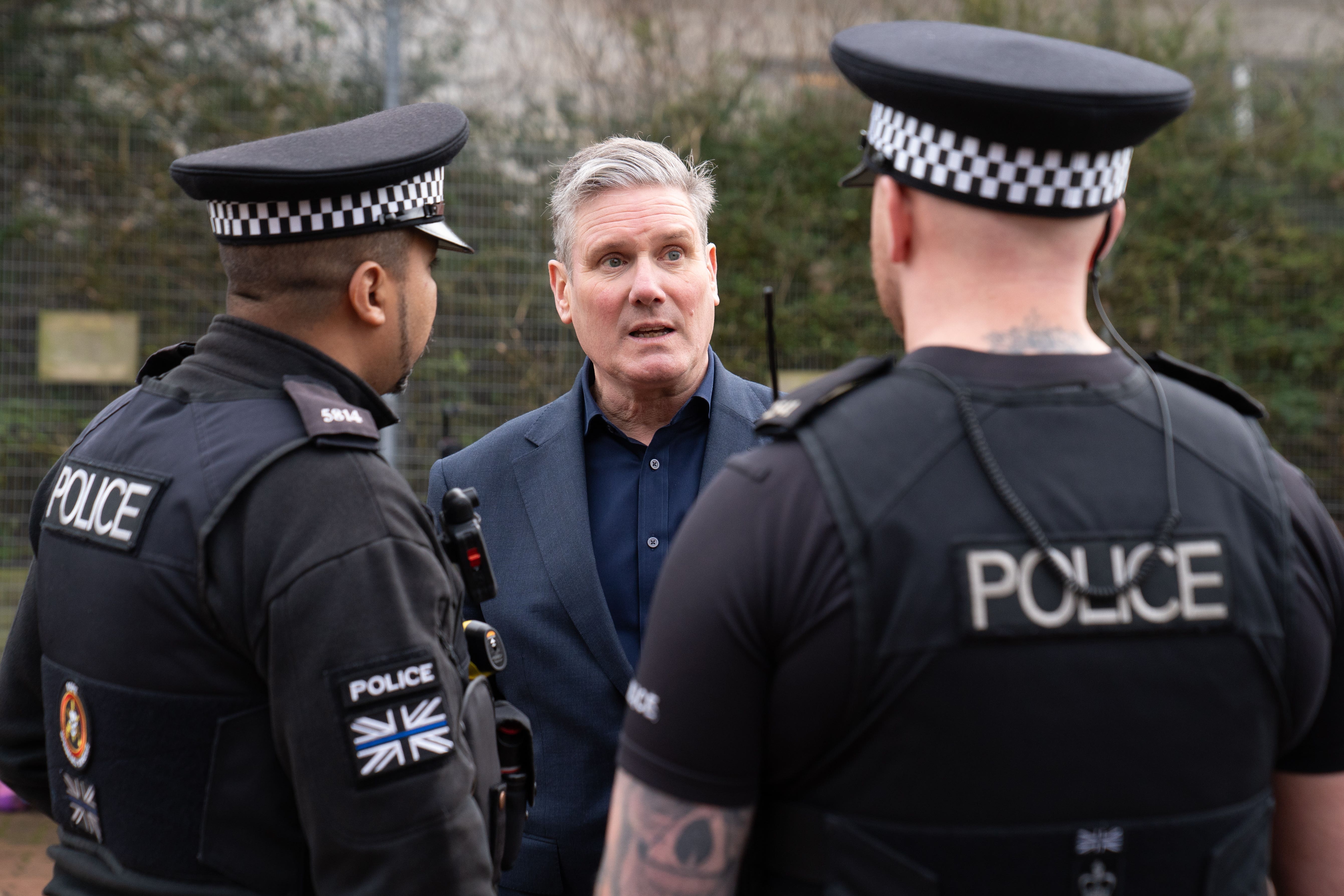 Sir Keir Starmer is expected to announce plans to reform policing in a major speech on Thursday. (Stefan Rousseau/PA)