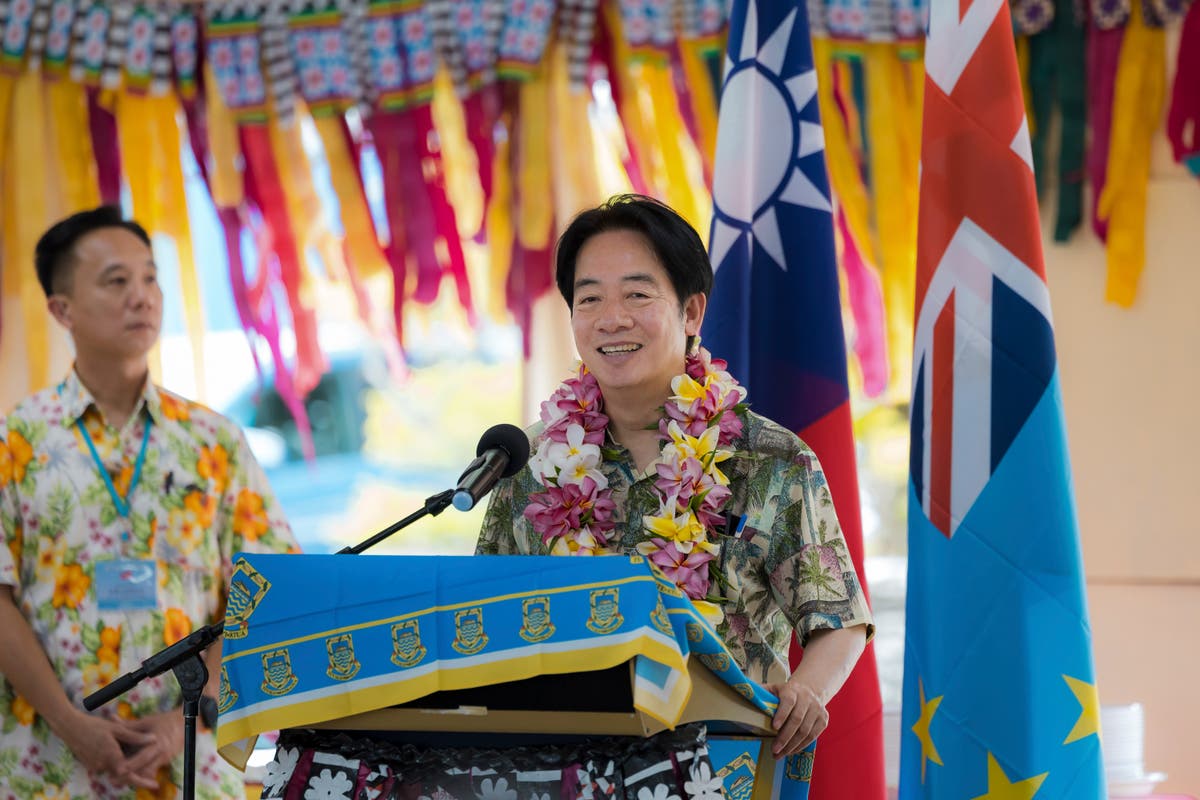 Taiwan leader Lai visits Guam on his second stop in US territory