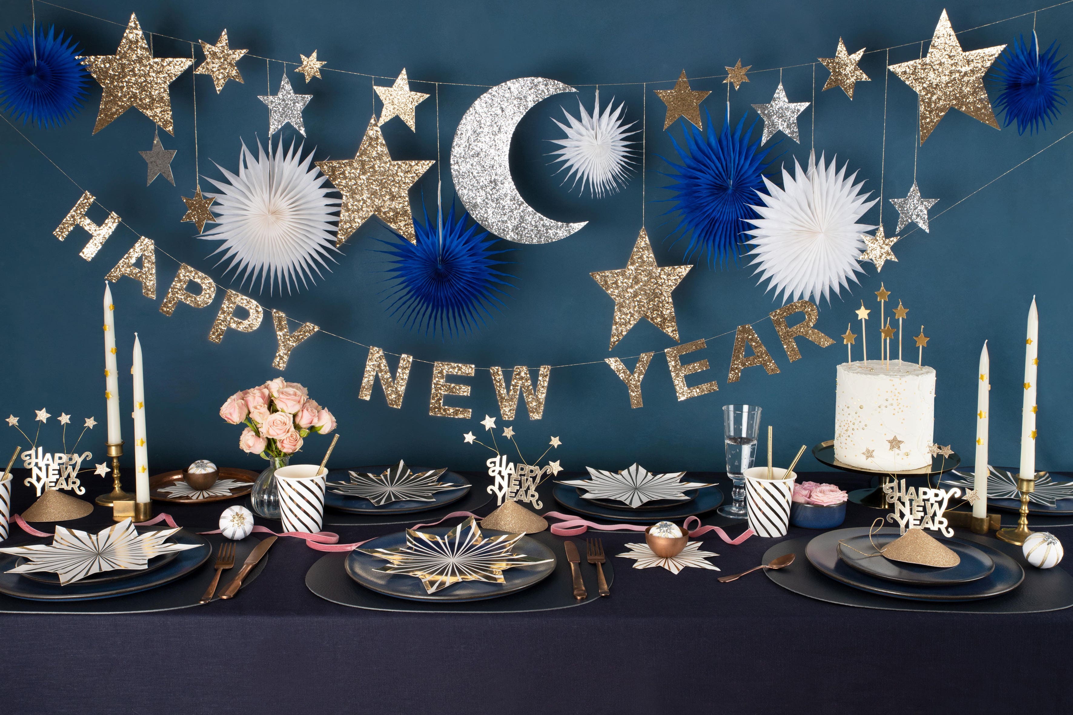 Creative ideas to bring the festive party spirit into your home (Meri Meri/PA)