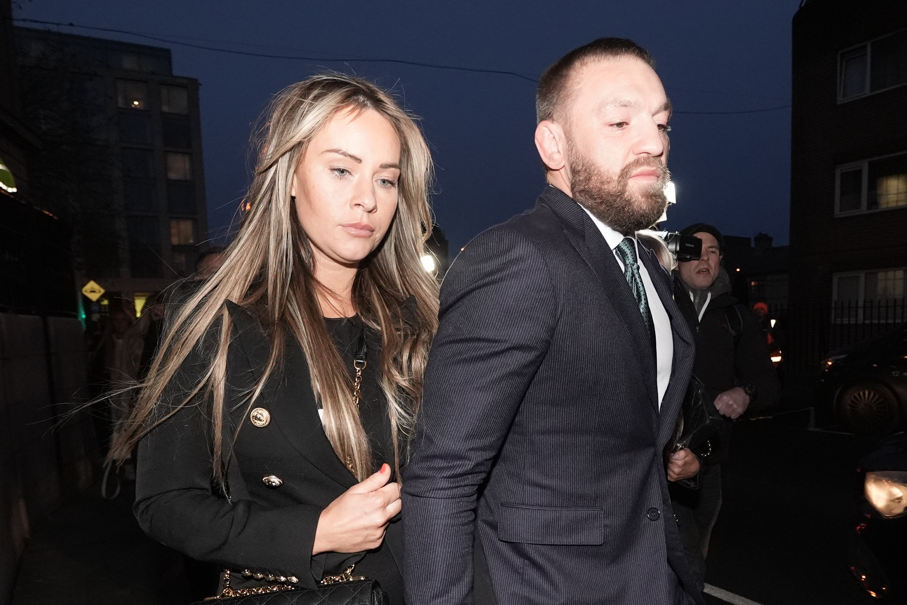 Conor McGregor with his fiancee Dee Devlin