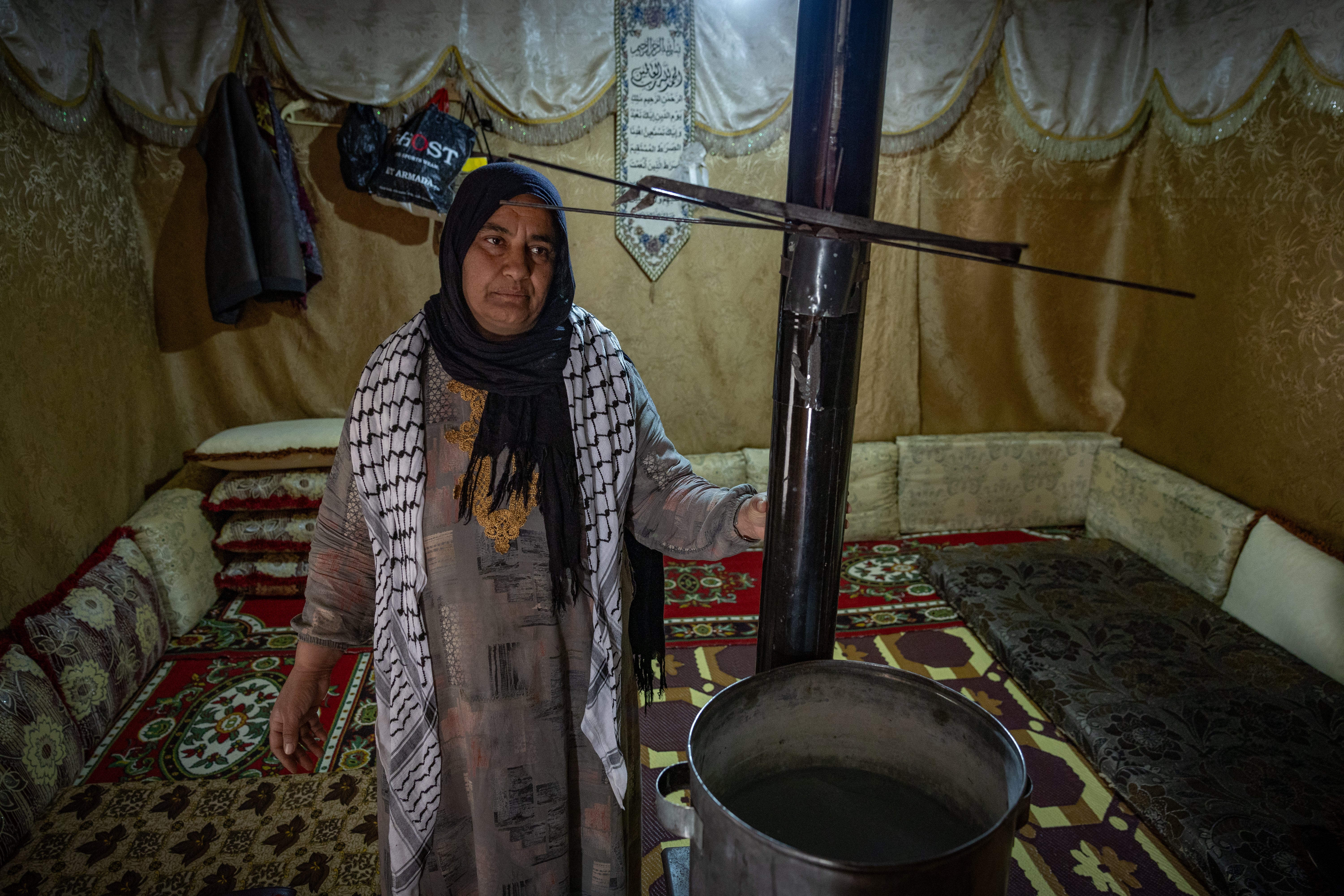 Khadija is waiting for news of her pregnant daughter who fled Lebanon’s war for Syria, and is now trapped a new conflict