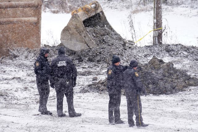 APTOPIX Missing Woman Sinkhole Search