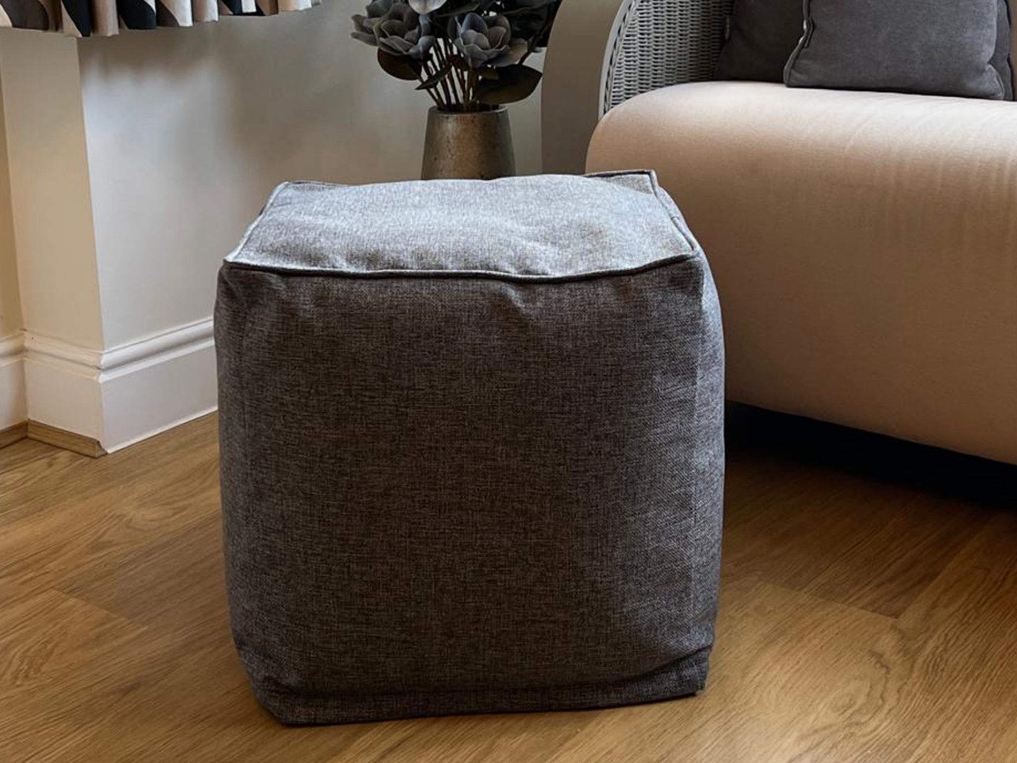 Dunelm daro spi cube pouffe