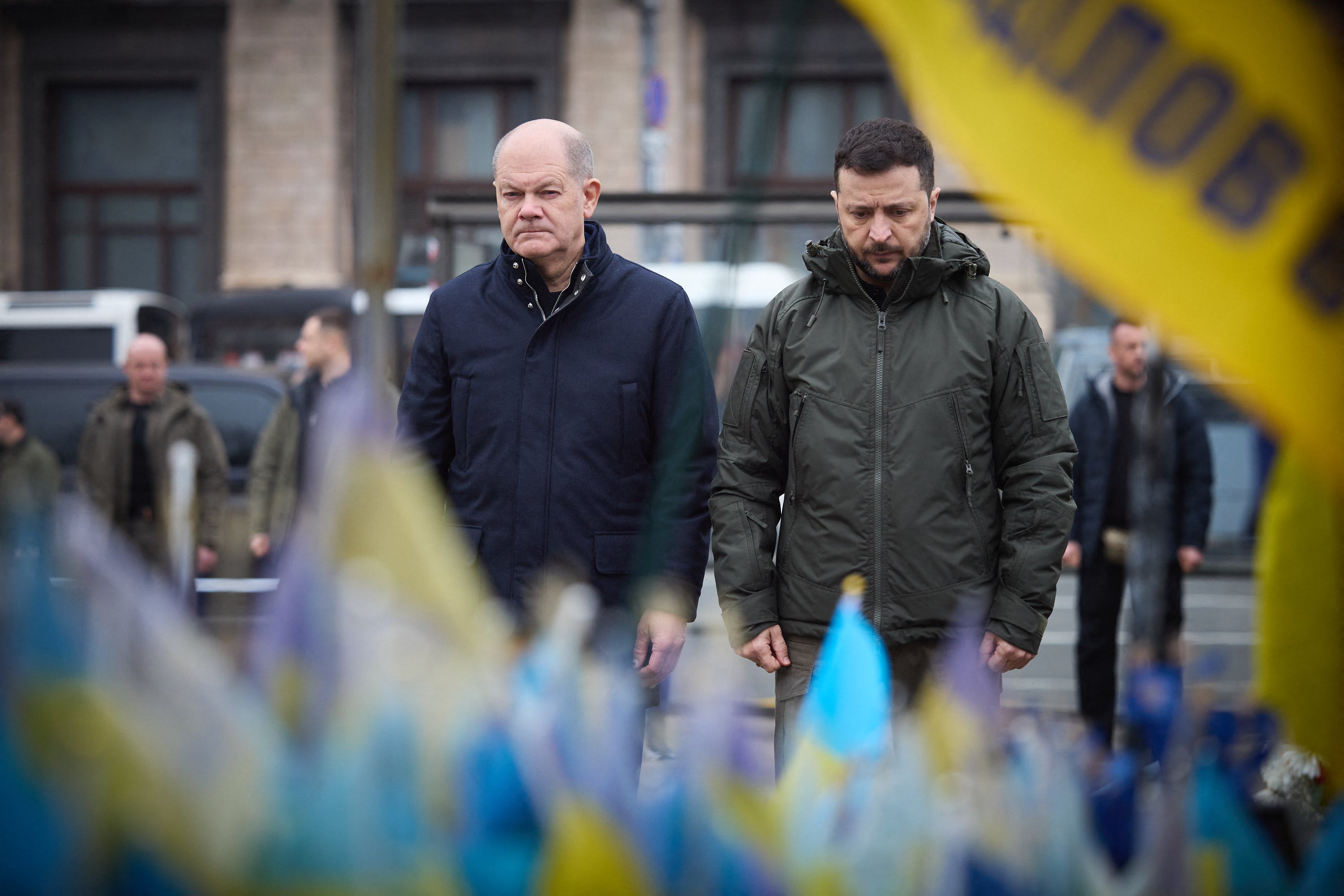 Scholz and Zelensky