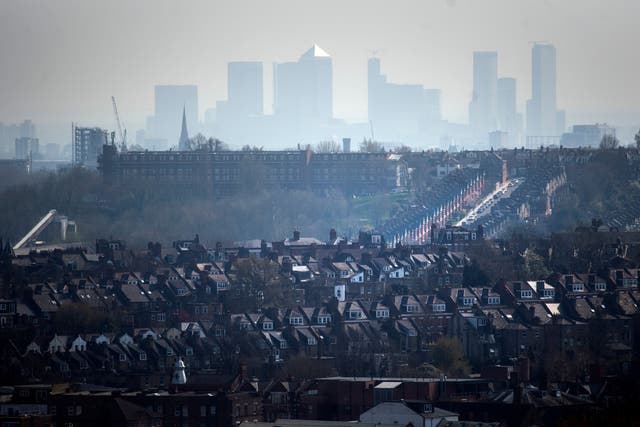 Current levels of air pollution are at a 20-year low but could still pose significant risks to public health, experts said (Victoria Jones/PA)