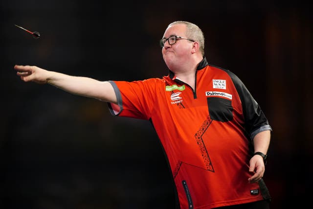 Stephen Bunting has hailed the impact of darts star Luke Littler (Zac Goodwin/PA)