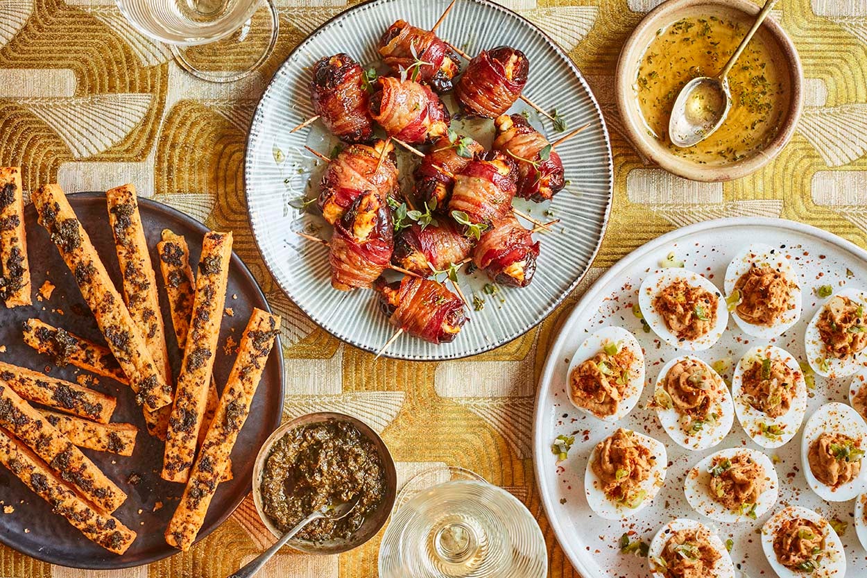 A trio of bold and beautiful party bites guaranteed to steal the show at your festive gathering