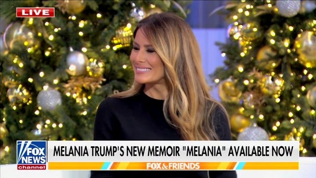 Melania Trump pitches her newest line of Christmas ornaments on Fox News