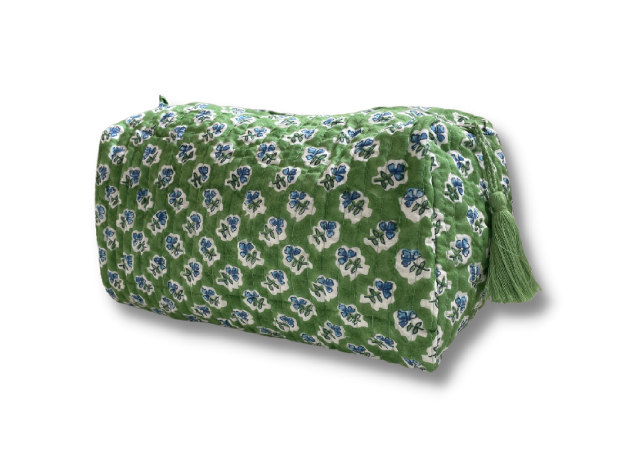 Best women’s wash bag IndyBest review SarahK apple green ditsy wash bag 