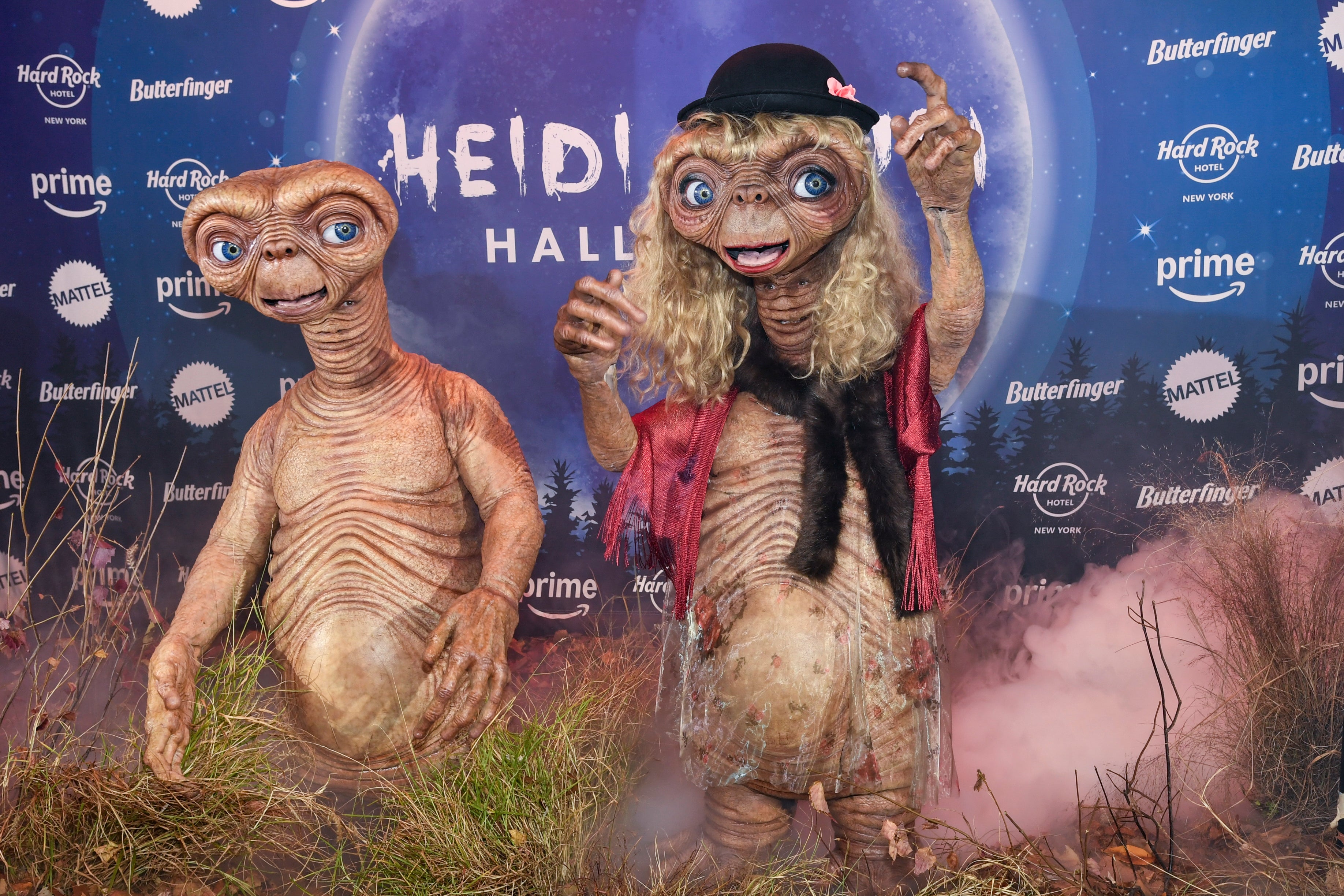 <p>Heidi Klum se convierte en E. T., el extraterrestre, para su fiesta de 2024</p>