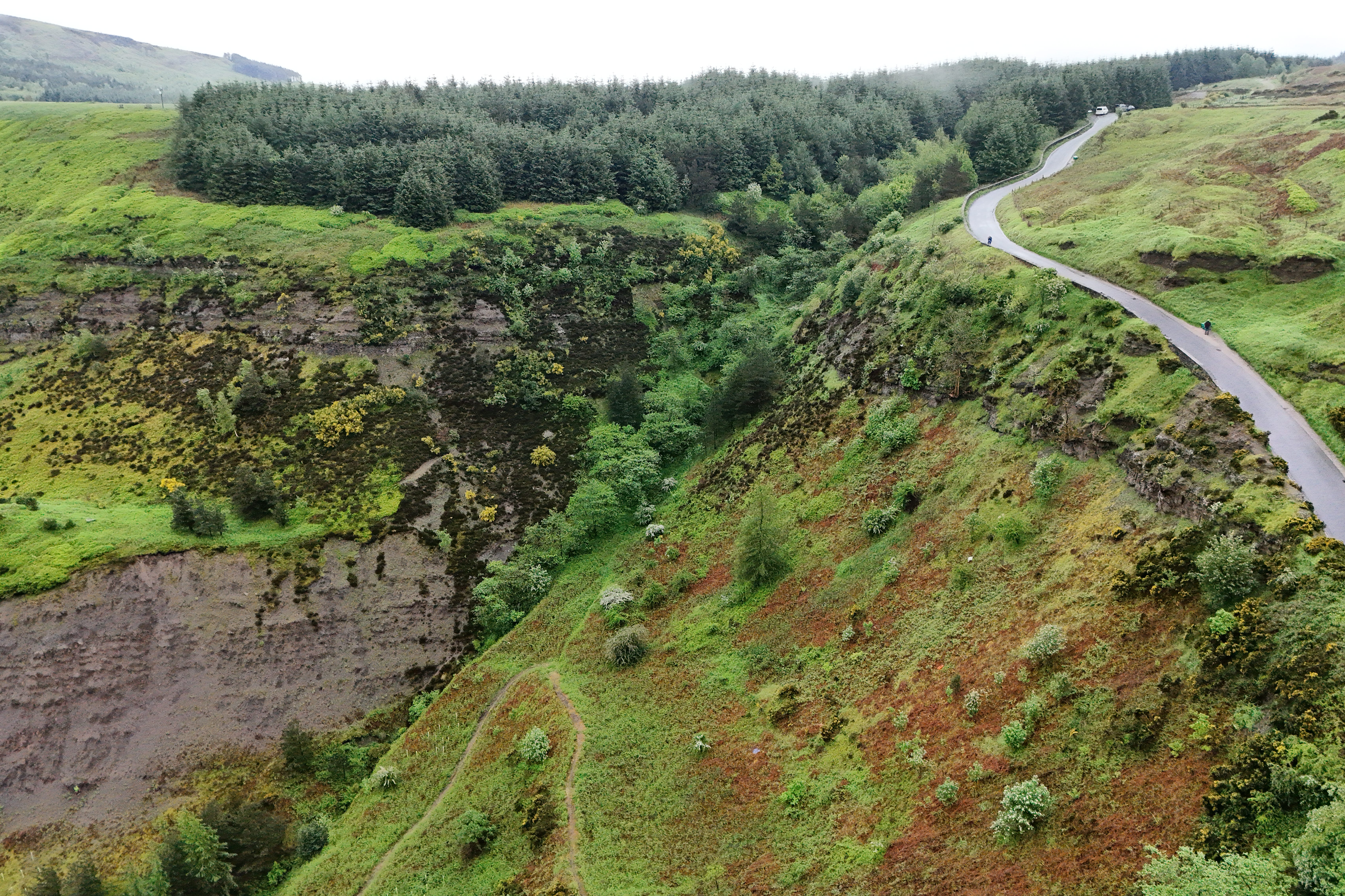 A general view of Carlton Bank near Carlton-in-Cleveland (Owen Humphreys/PA)