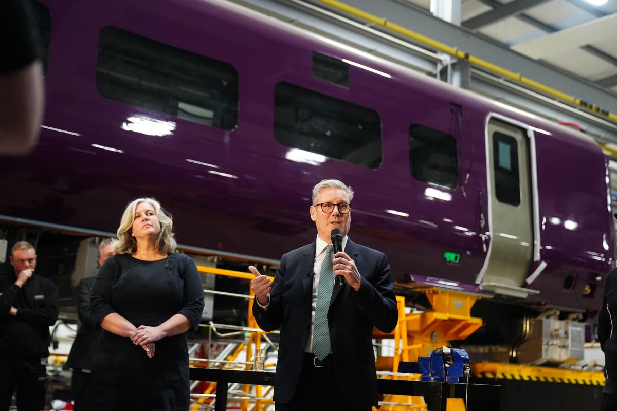 Keir Starmer: £500m Hitachi deal will relieve anxiety of rail workers