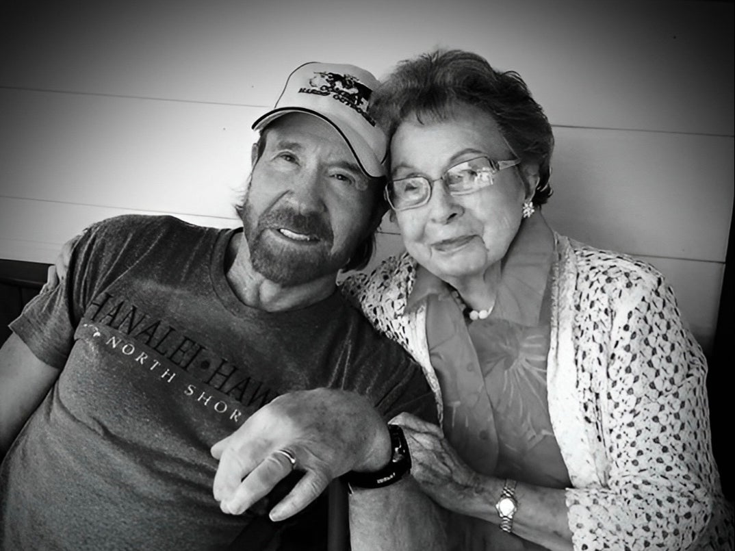 Chuck Norris announces death of his mother Wilma at age 103