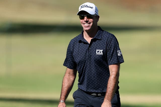 <p>Julien Guerrier moved into the lead at the Nedbank Golf Challenge </p>