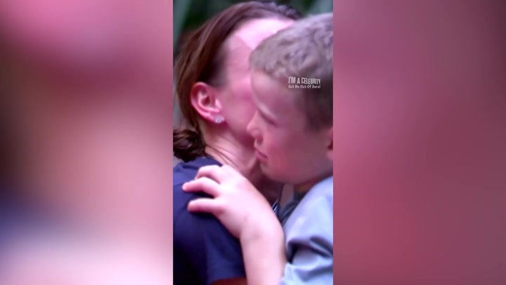 <p>Coleen Rooney’s son’s hilarious first three words to I’m A Celeb star as family reunited in jungle .</p>