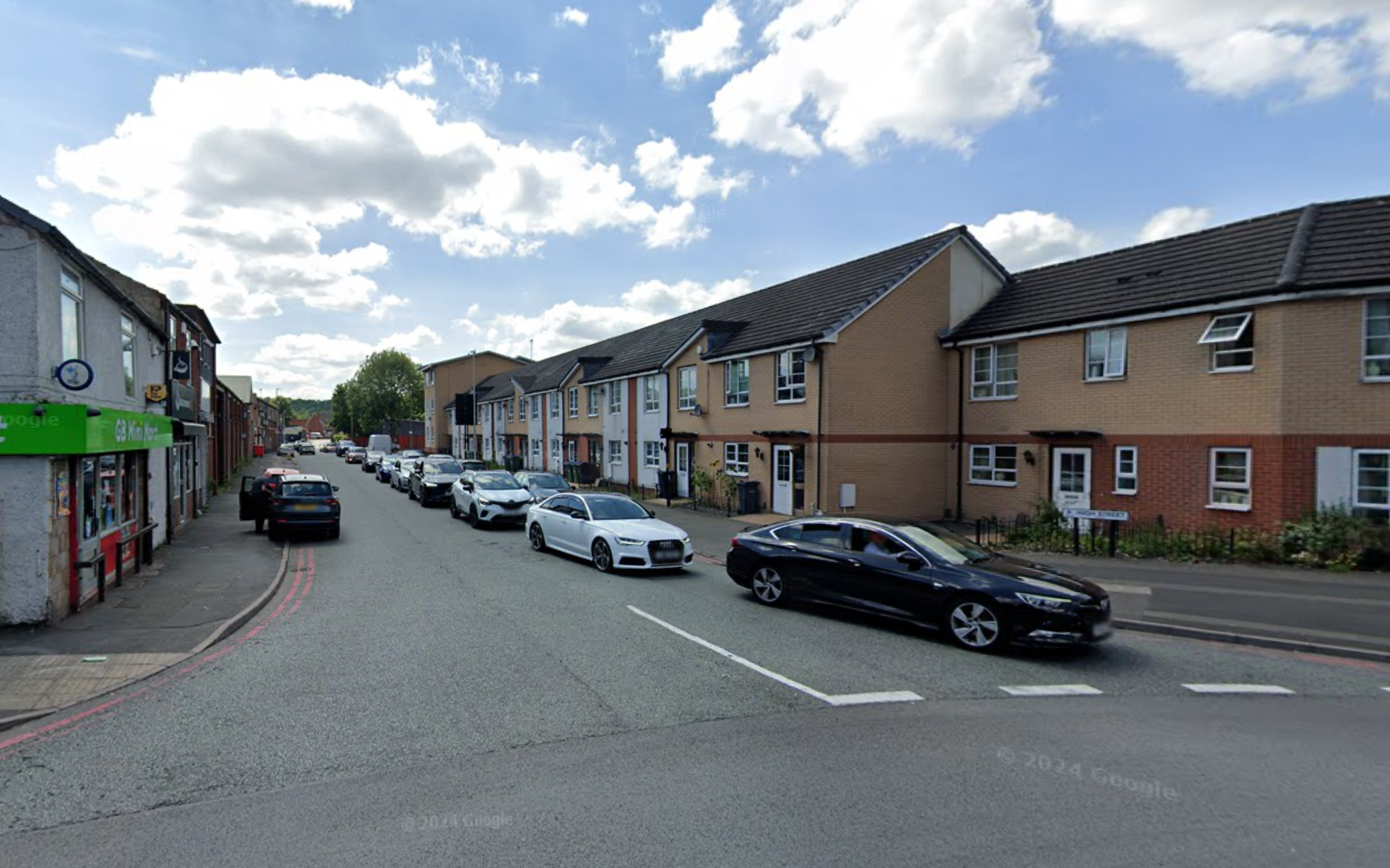 The fatal crash happened in the High Street in Tipton, Sandwell