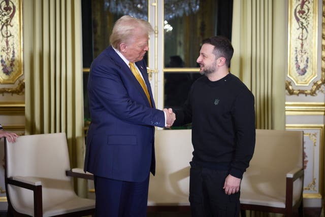 <p>Ukrainian president Volodymyr Zelensky says the meeting with Donald Trump was ‘good and productive’  <a href="/topic/donald-trump"></a></p>