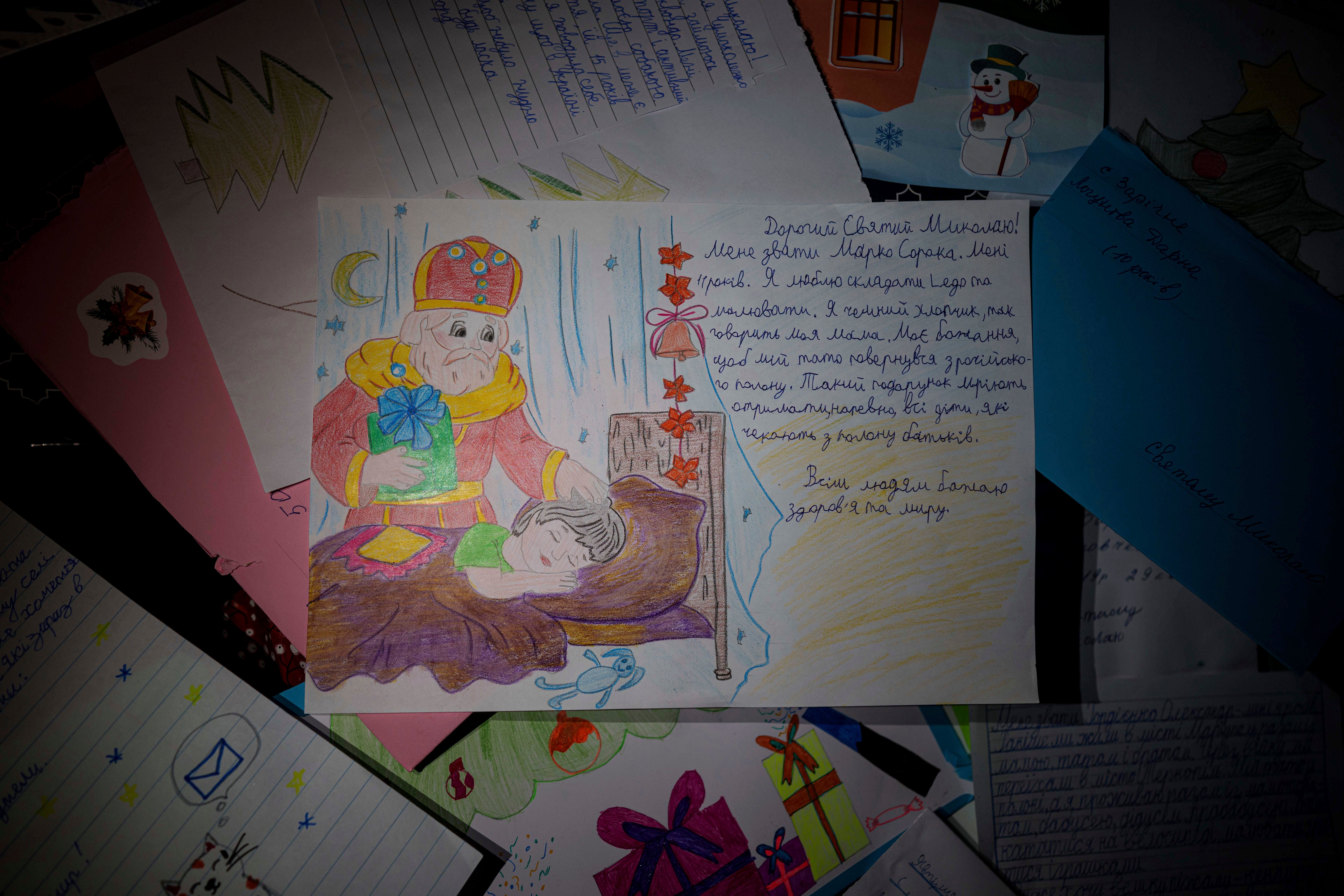 Russia Ukraine War Children Letters