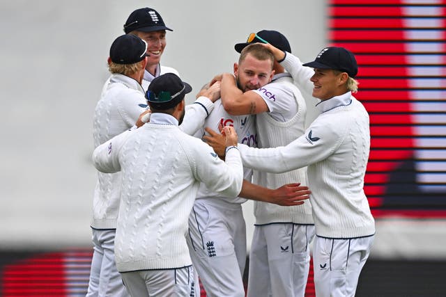 England went 2-0 ahead in the series (Kerry Marshall/AP)