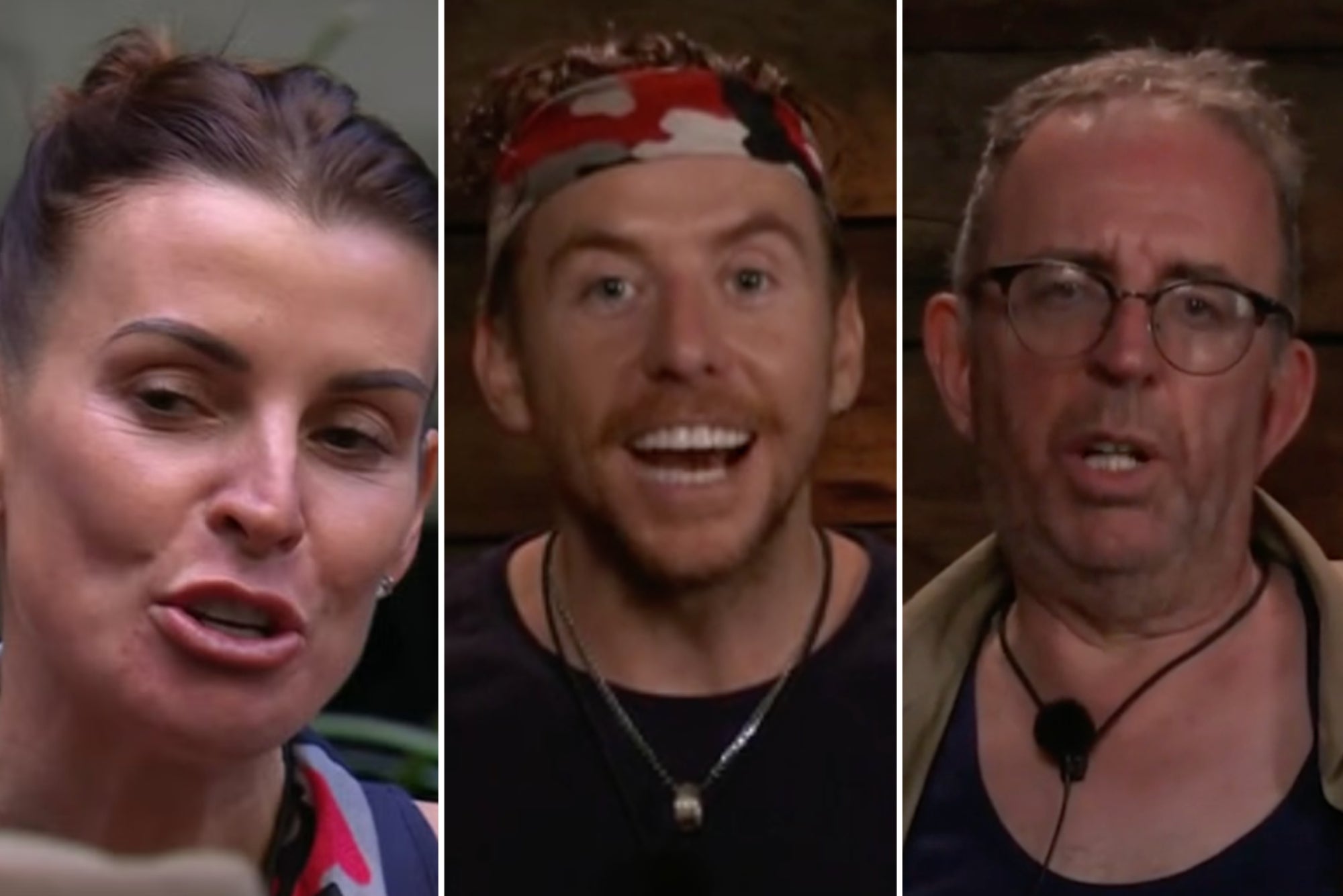 Coleen Rooney, Richard Coles and Danny Jones were the final three contestants in the ‘I’m a Celebrity... Get Me Out of Here!’ final