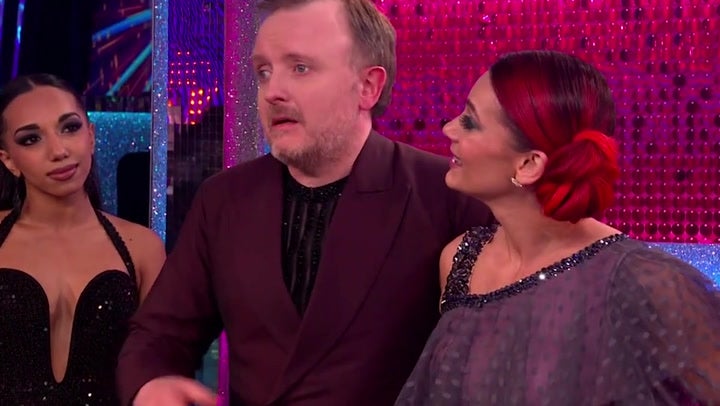 <p>Strictly’s Chris McCausland and Dianne Buswell fight back tears after emotional semi-final.</p>