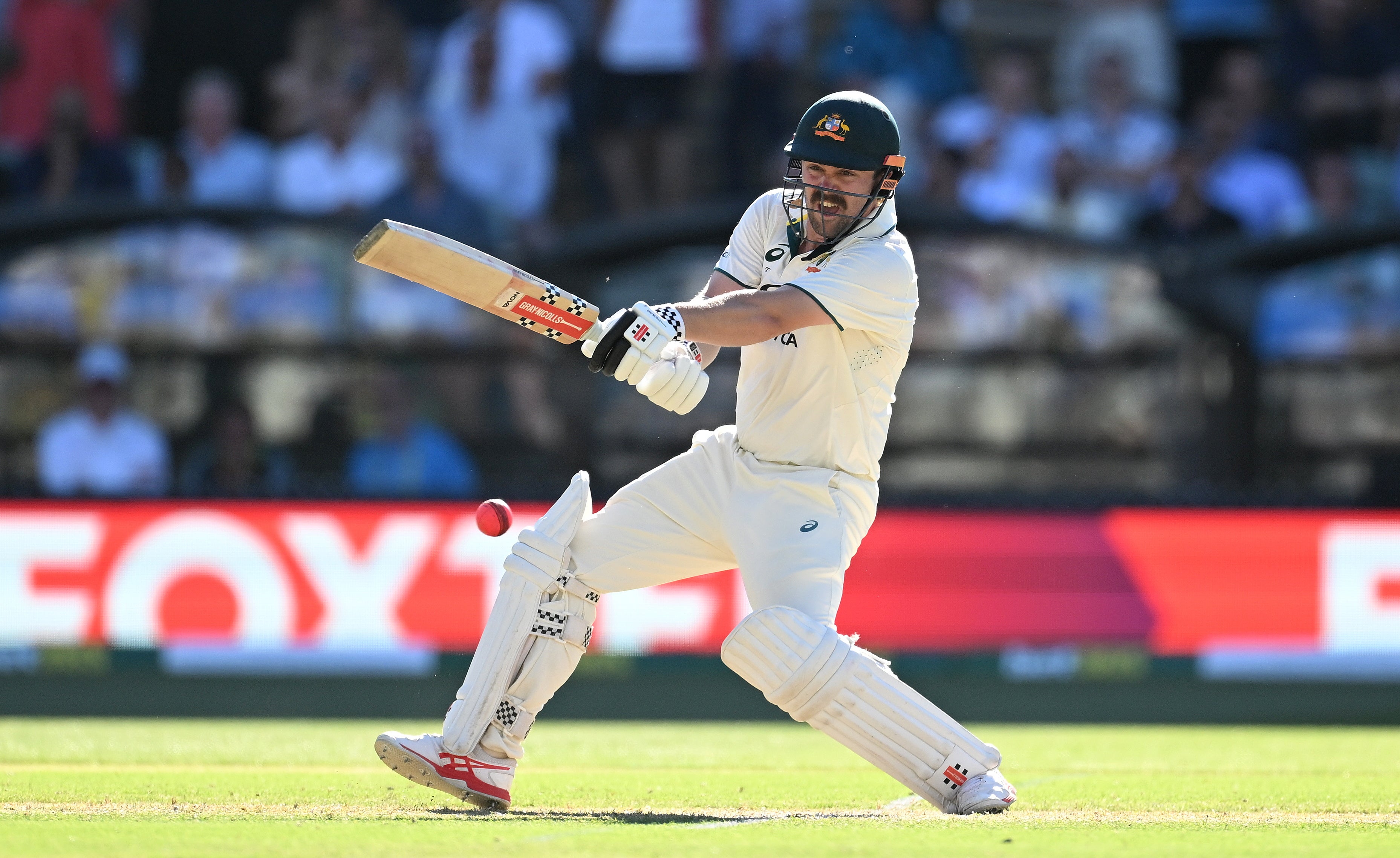 Travis Head plundered 140 runs in the first innings to set up the win for Australia