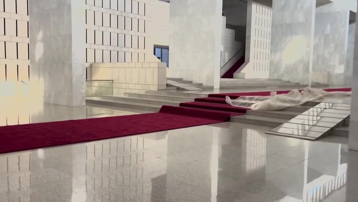 <p>Inside Syrian President Bashar al Assad’s trashed private residence as rebel forces take control.</p>