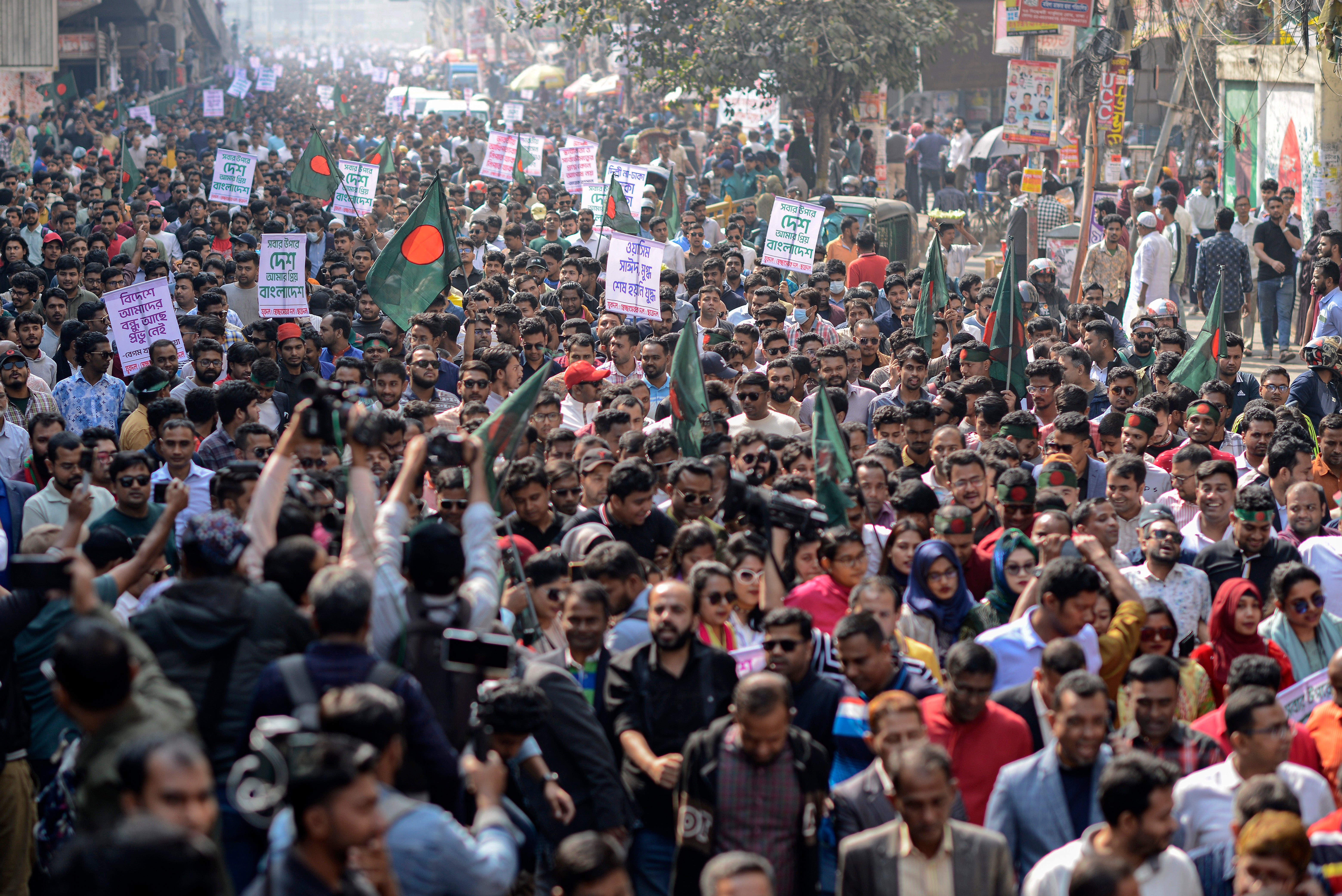 BANGLADESH INDIA PROTESTA
