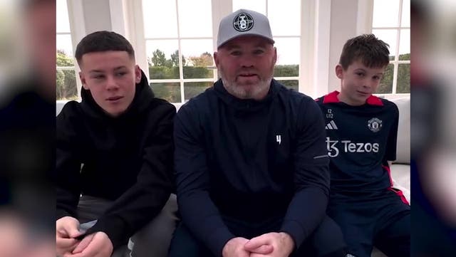 <p>Wayne Rooney calls Coleen his ‘Queen’ in emotional video message with sons ahead of I’m A Celeb final.</p>