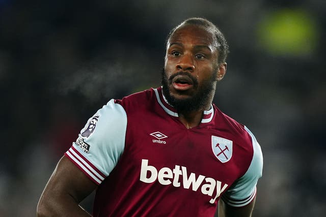 Michail Antonio in action for West Ham (Mike Egerton/PA)