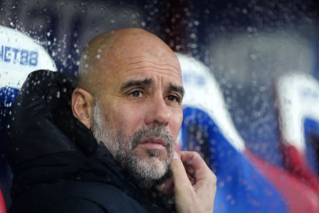 <p>Pep Guardiola is leading a struggling Man City side </p>