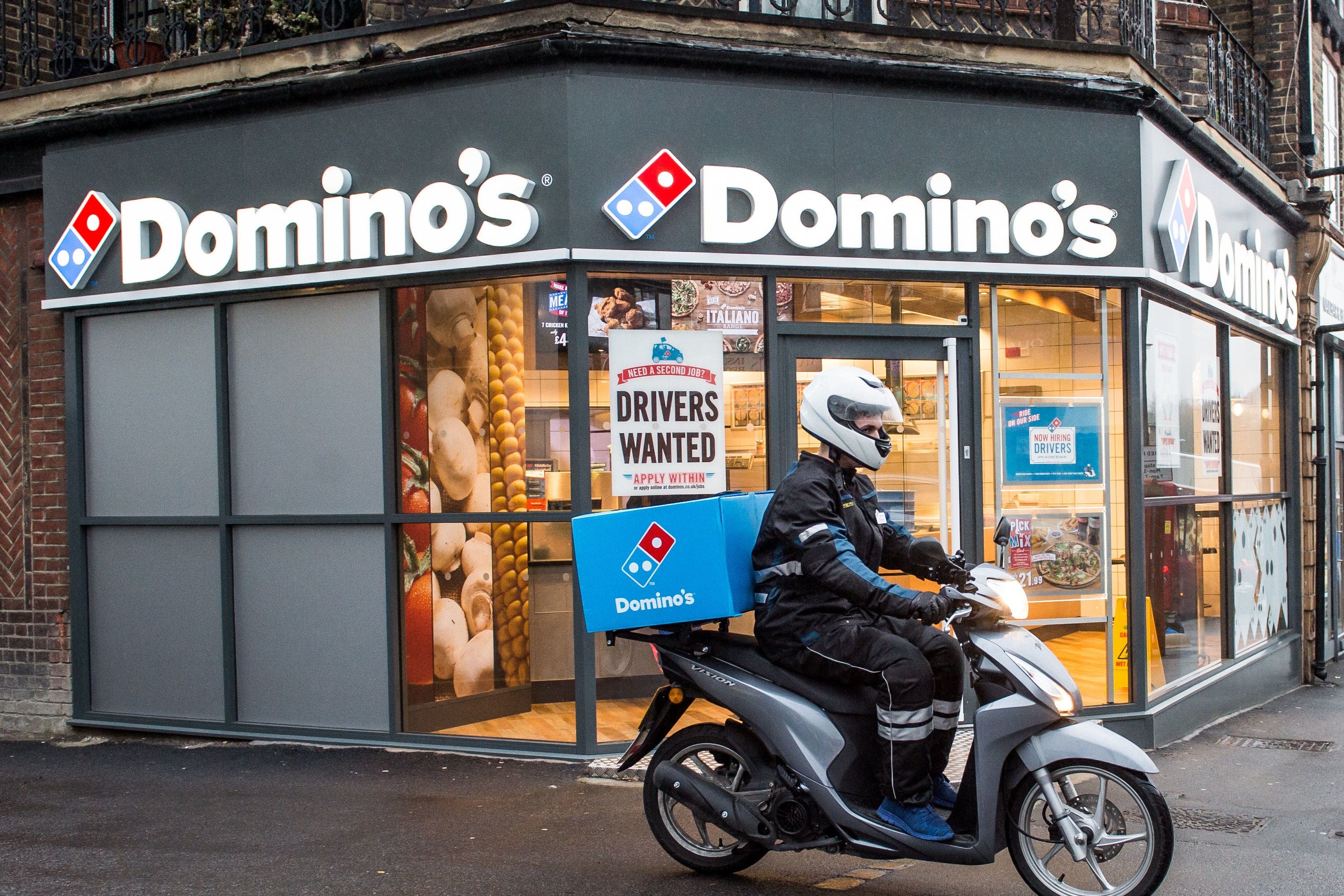 Domino’s Pizza Group has revealed it is facing a cost hit of about £3 million a year from recent Budget measures as it unveiled a new five-year agreement with franchisees (Domino’s/PA)