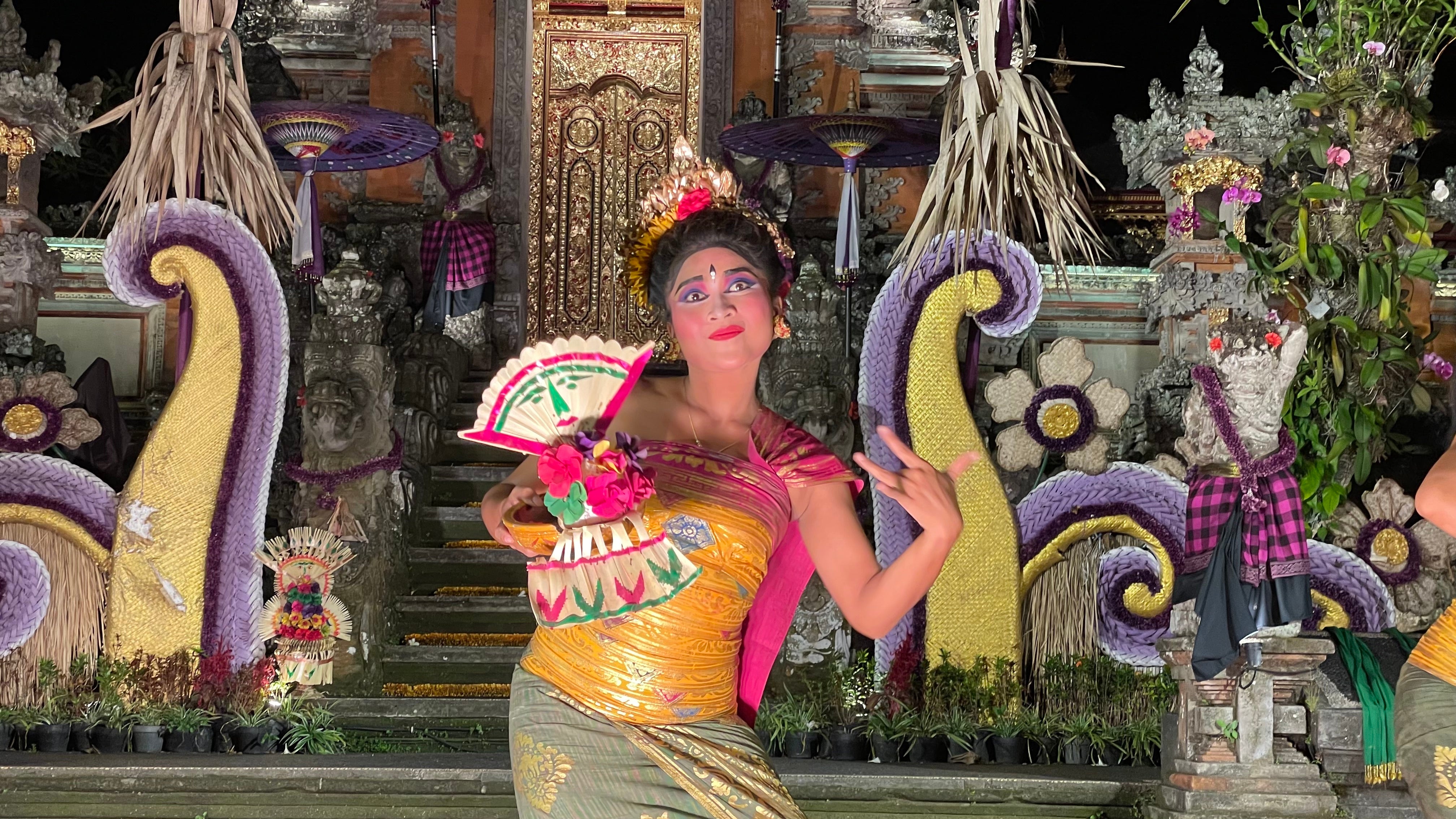 Song and dance: A traditional Balinese performance