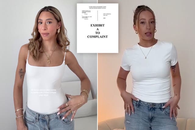 <p>Sydney Nicole Gifford (right) has filed a lawsuit against Alyssa Sheil, claiming the latter has caused her ‘mental anguish and lost sales’ </p>