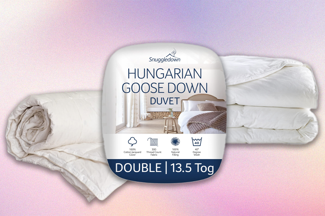 We were looking for a duvet that kept out the chill without making us wake up feeling all hot and sweaty