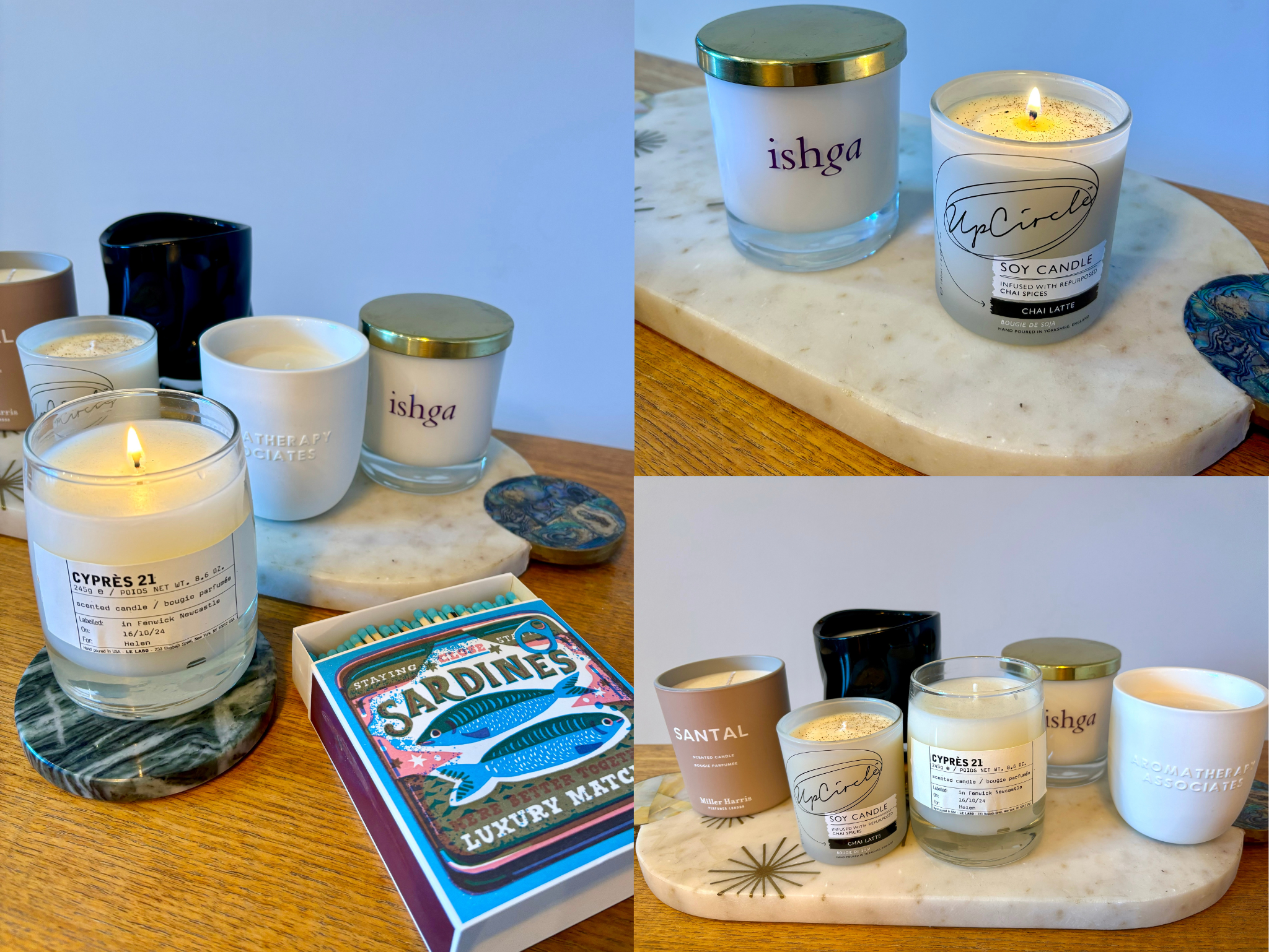 We spent months burning different soy wax candles