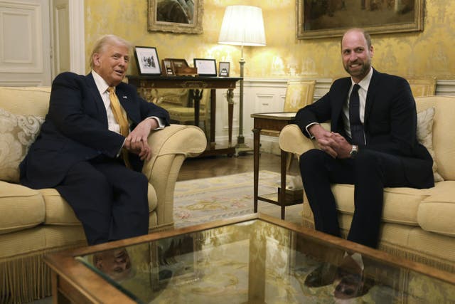 <p>The Prince of Wales meeting US president elect, Donald Trump in Paris (Aaron Chown/PA)</p>