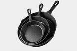 best cast-iron skillets VonHaus VonShef Cast Iron Cookware Set indybest
