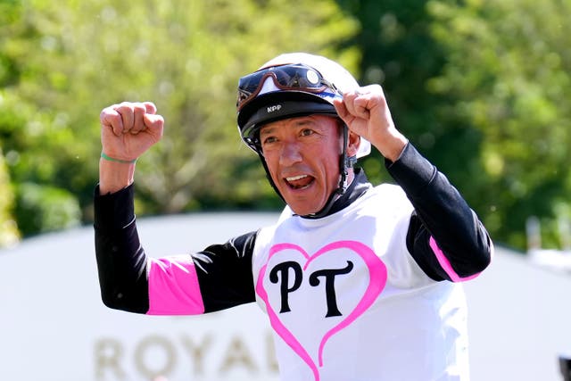 Frankie Dettori at Royal Ascot (John Walton/PA)