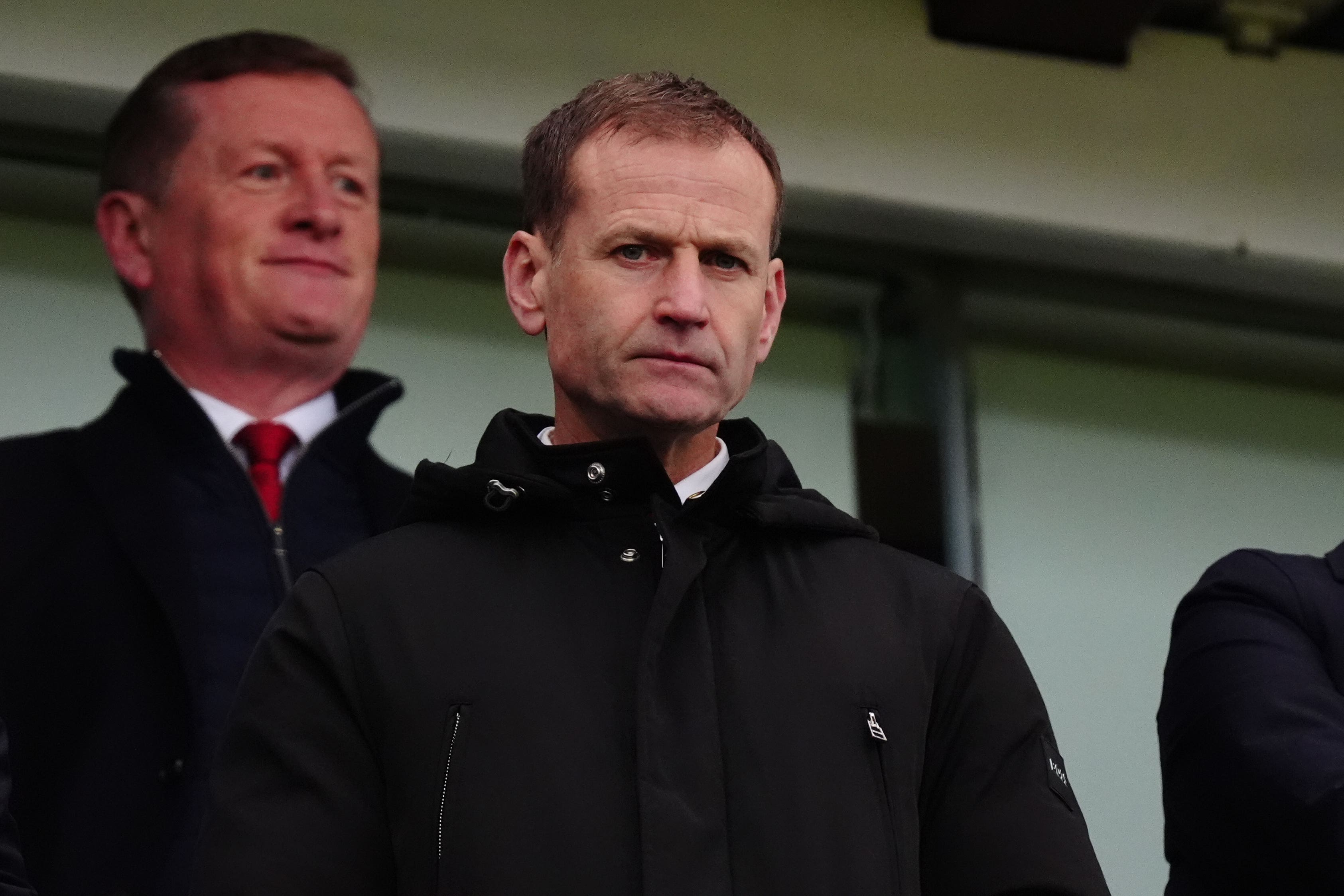 Rio Ferdinand has questioned the departure of Manchester United sporting director Dan Ashworth, pictured (Mike Egerton/PA)