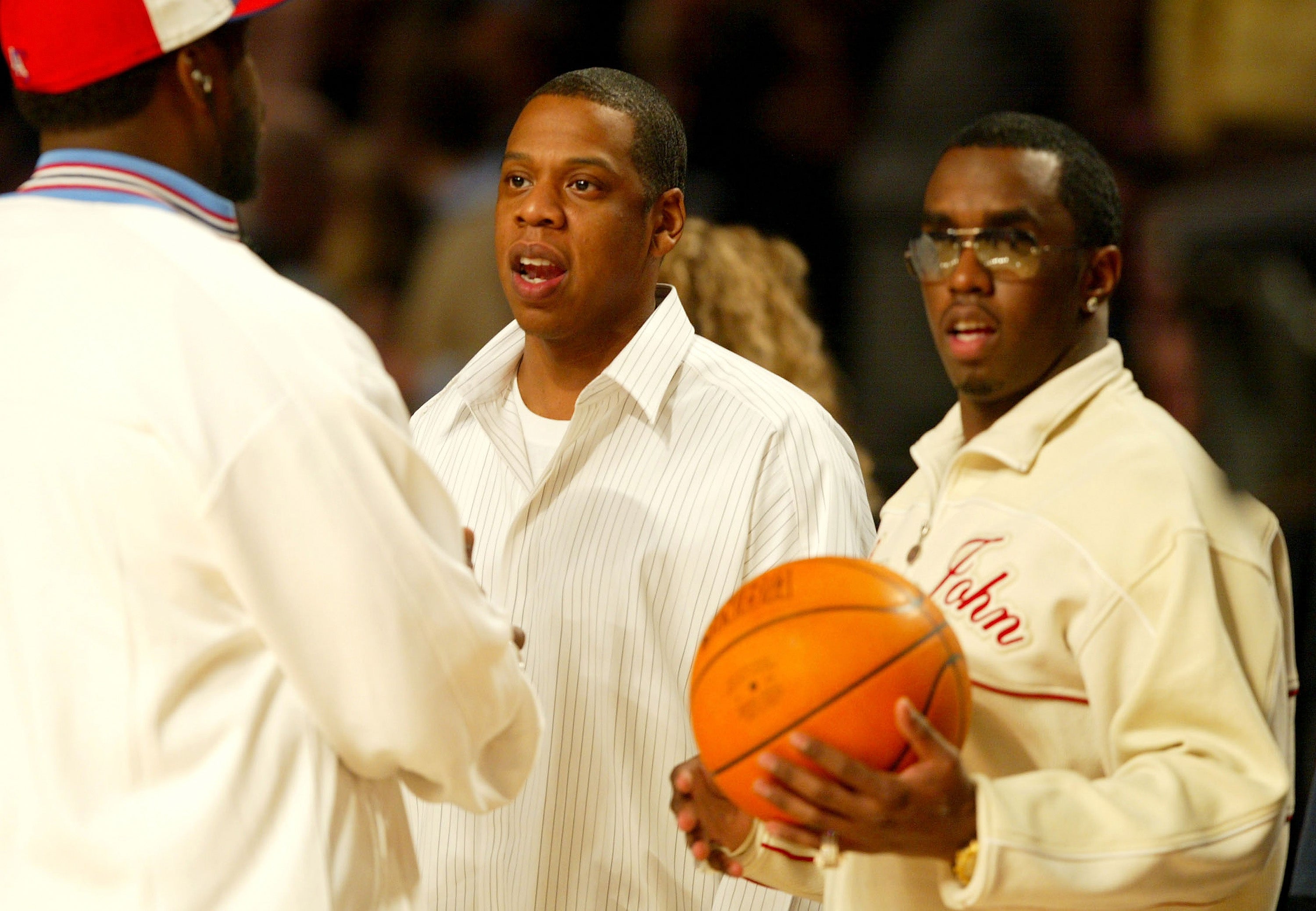 Jay-Z e Sean 'Diddy' Combs fotografados juntos em 2004