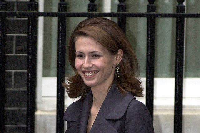 Asma Assad was born in London in 1975, and was raised and educated in the city (Matthew Fearn/PA)