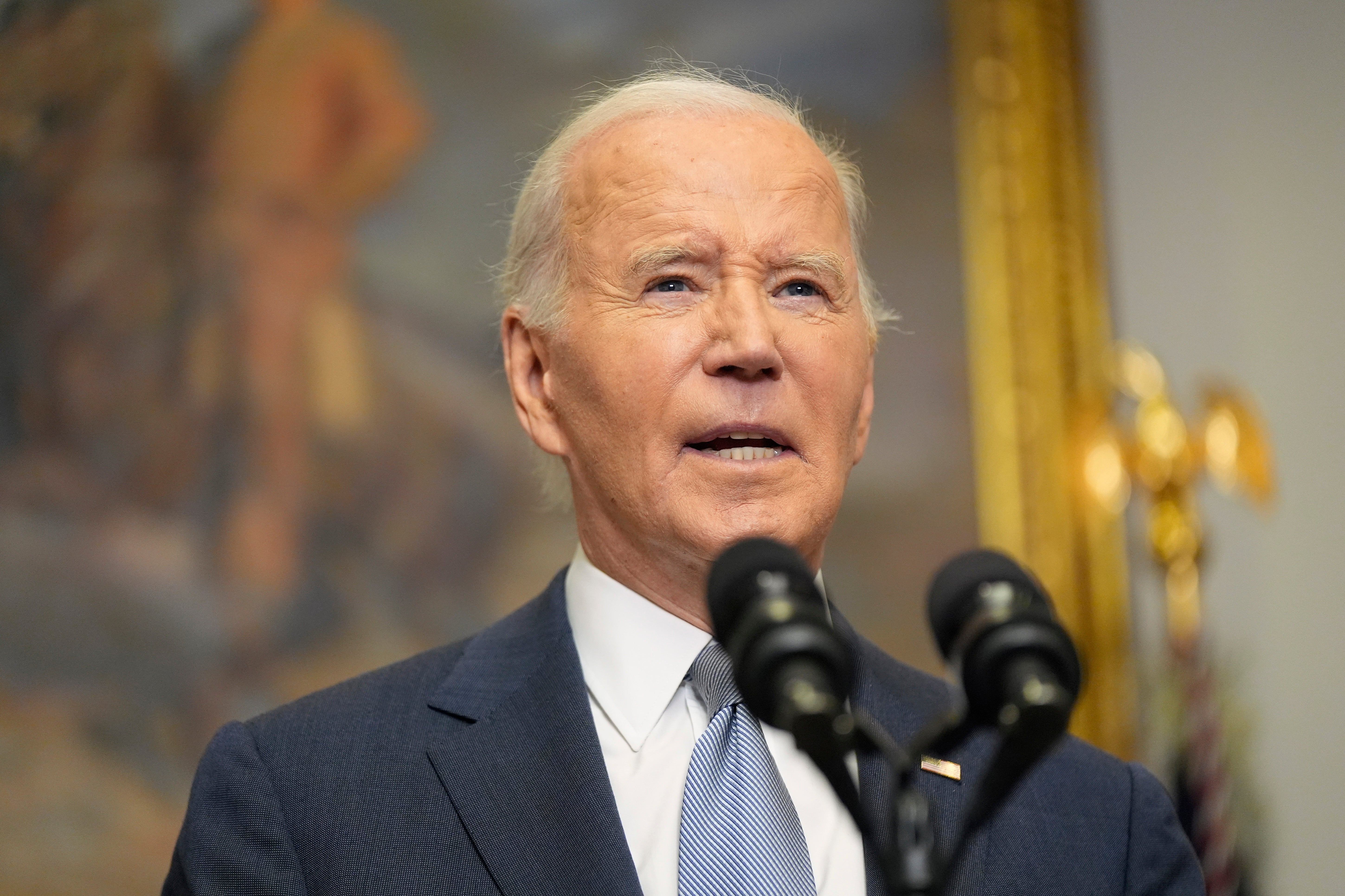 <p>President Joe Biden is set to speak at the Brookings Institution on Tuesday morning and highlight his economic successes </p>