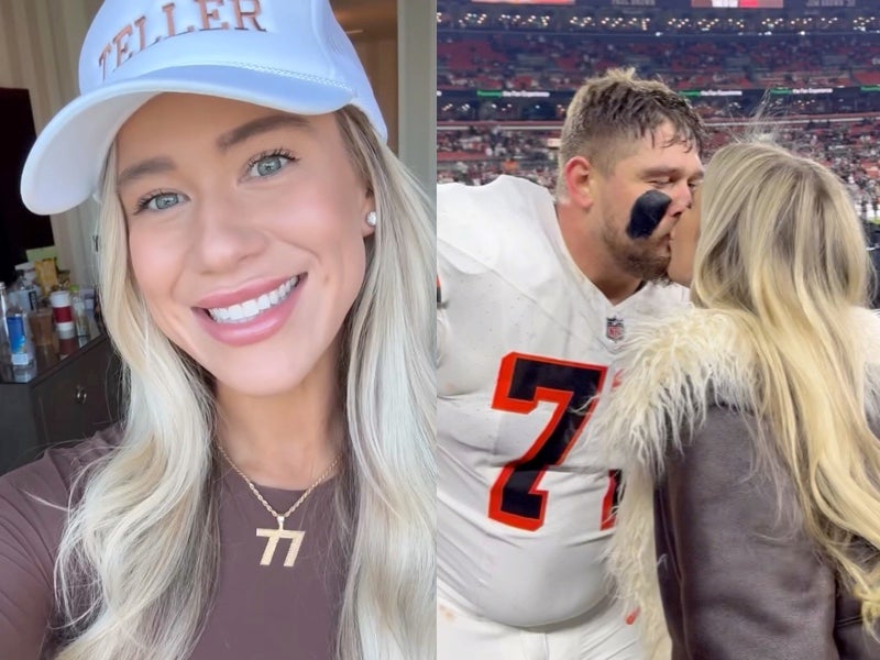 Carly Teller, the wife of Cleveland Browns offensive lineman Wyatt Teller, calls out Pittsburgh Steelers fans’ behavior at recent game