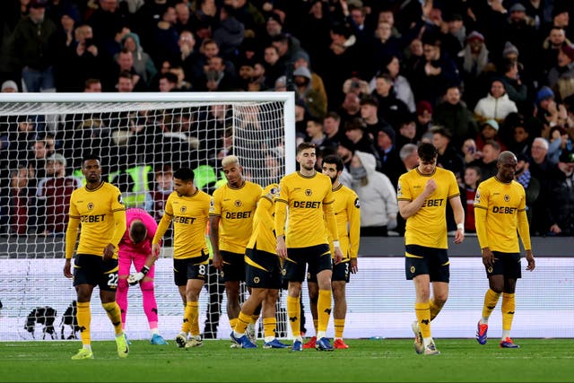 <p>Wolves were beaten 2-1 by West Ham to leave Gary O’Neil’s future in doubt</p>